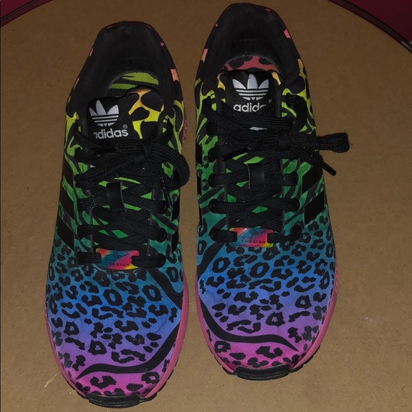 adidas zx flux animal print